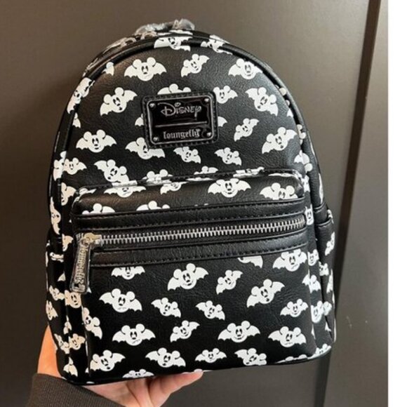 Loungefly Handbags - 🆕Loungefly Disney Totally Batty Mickey Mouse Bat AOP Mini Backpack